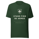 STAND FIRM BE ARMED Forest Tee — Back View