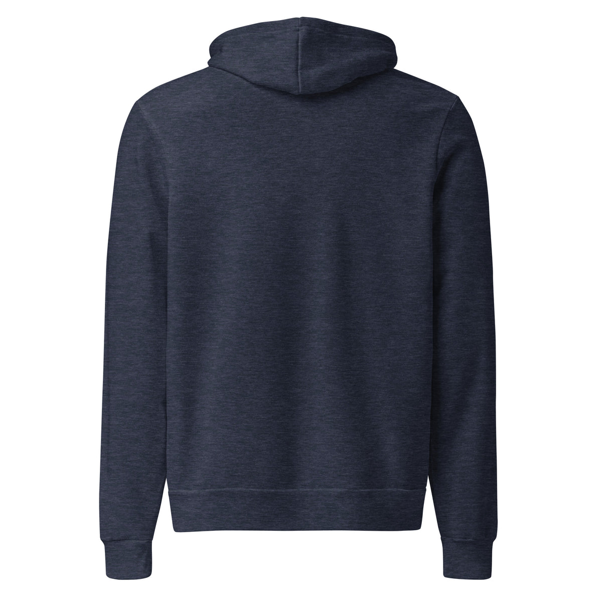 SET FREE Heather Navy Hoodie — Back View